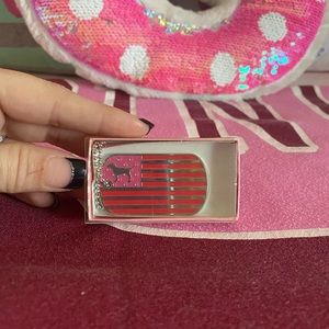 SOLD— NIP VS PINK flag dog tag